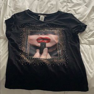 Black punk shirt